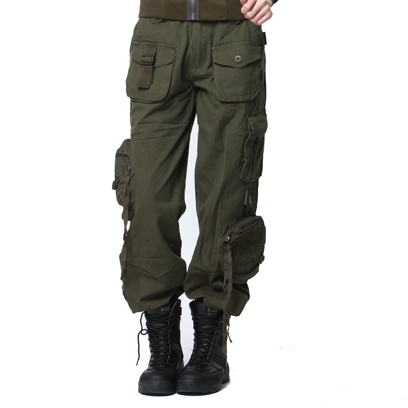 Outdoor Hunting Overalls - 여성용 멀티 포켓 코튼 바지 작업복