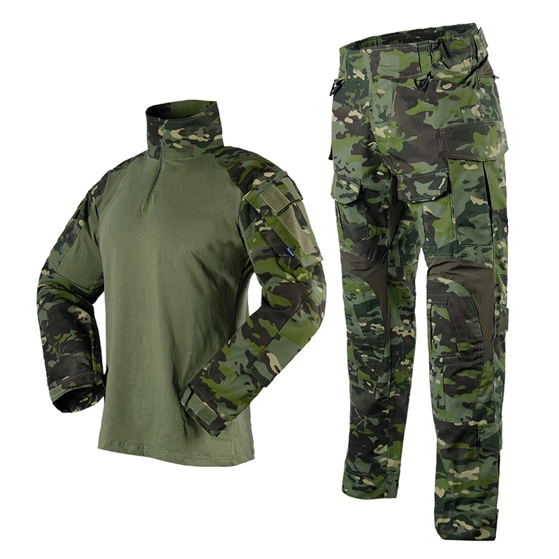 Outdoor Hunting Overalls - 남성 사냥 전술복, 아웃도어 하이킹복, 위장