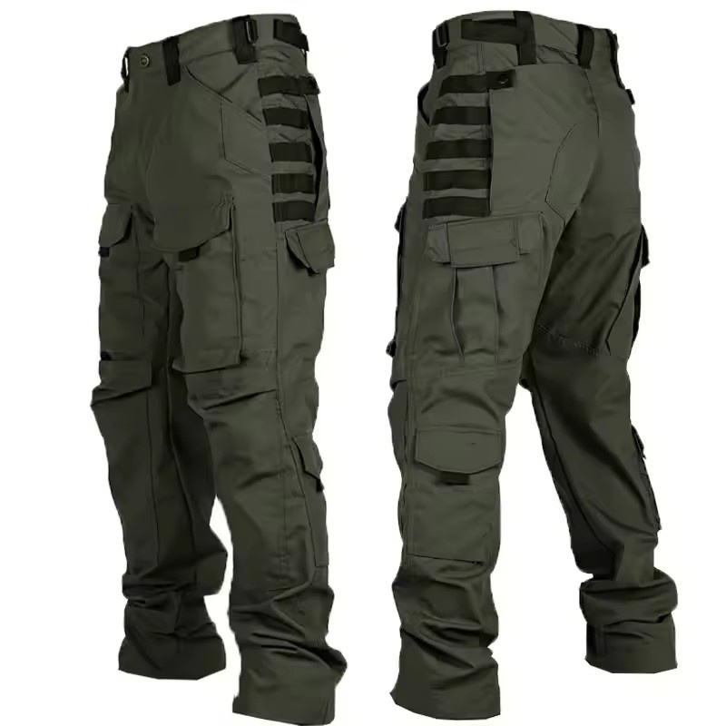 Outdoor Hunting Overalls - 야외 전술 바지, 남성용 멀티 포켓,