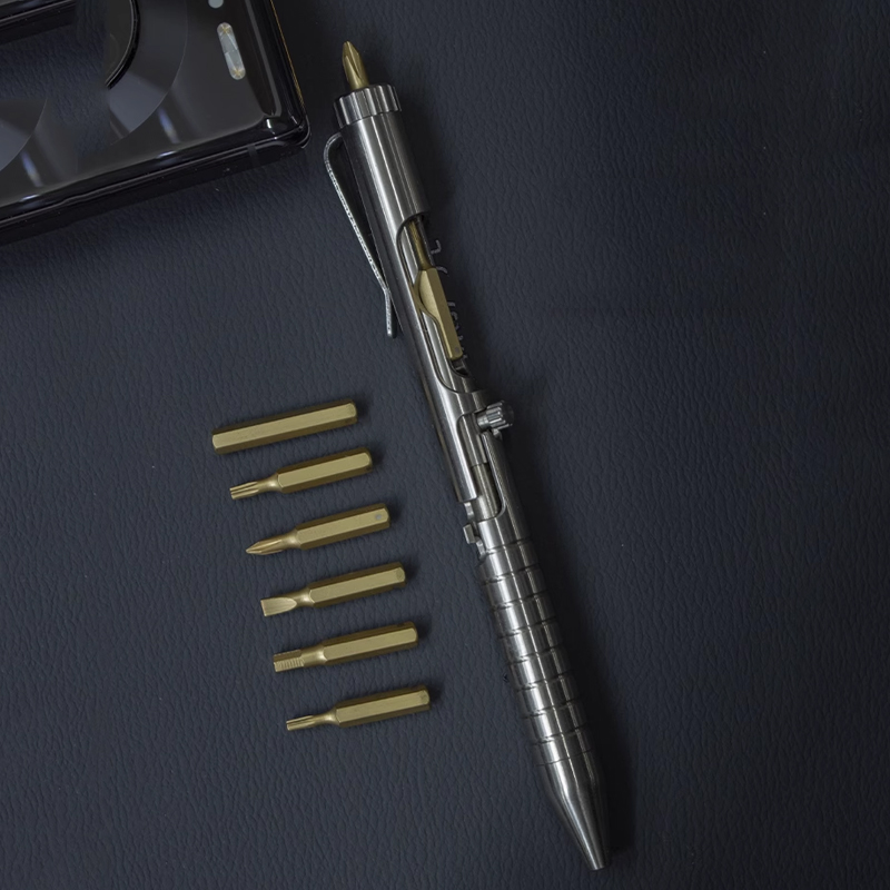 Tactical Pen Tool - 야외 EDC 휴대용 TC4 티타늄 합금