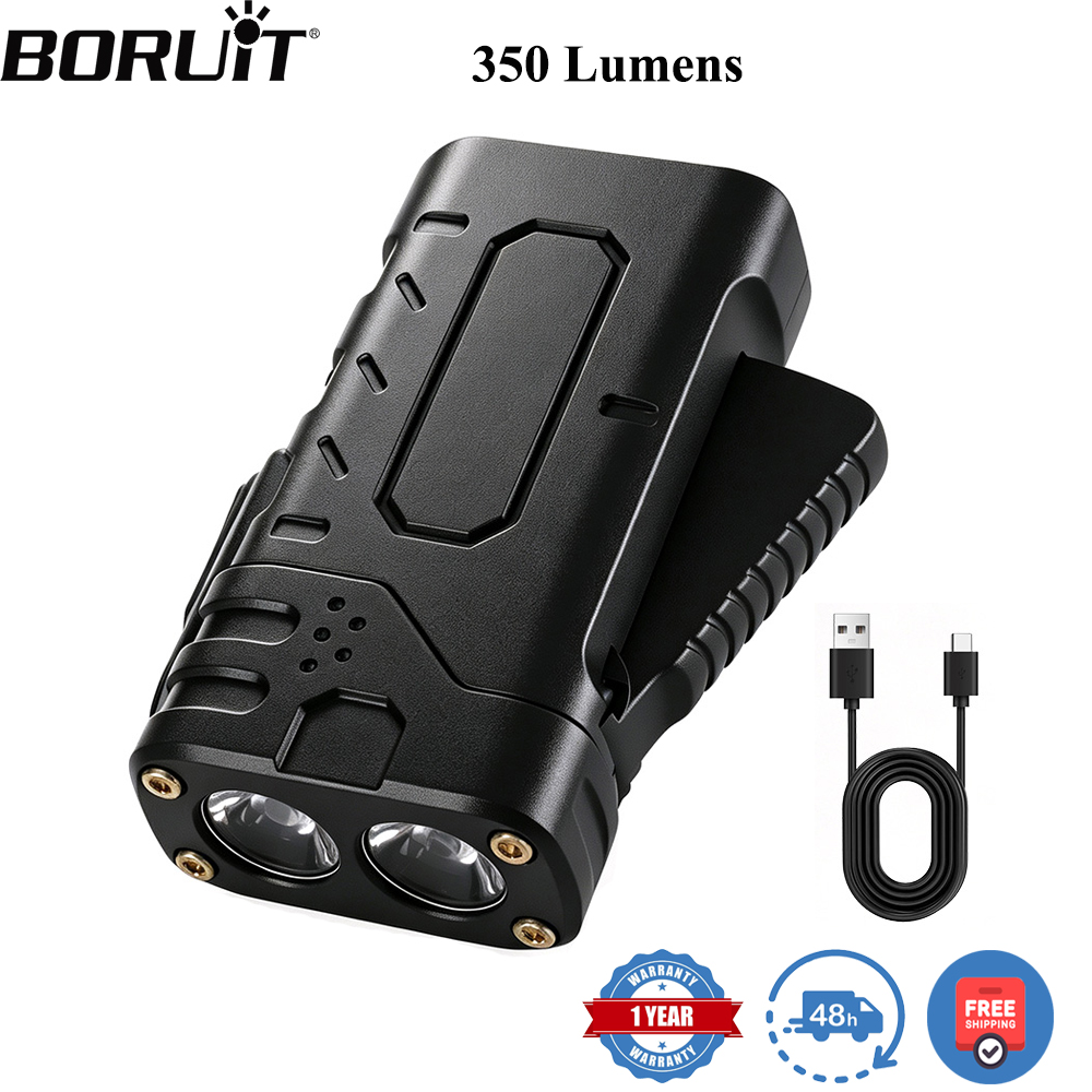 Outdoor Hunting And Fishing - BORUIiT 핸드 크랭크 EDC LED 손전등
