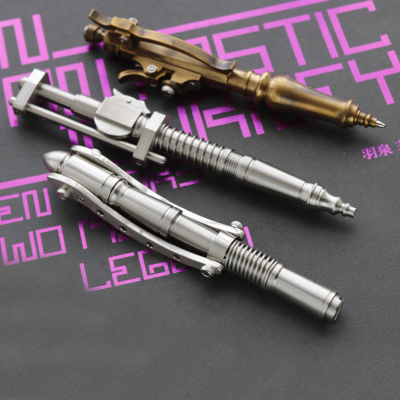 Tactical Pen Tool - 야외 휴대용 EDC 빈티지 스테인리스 스틸