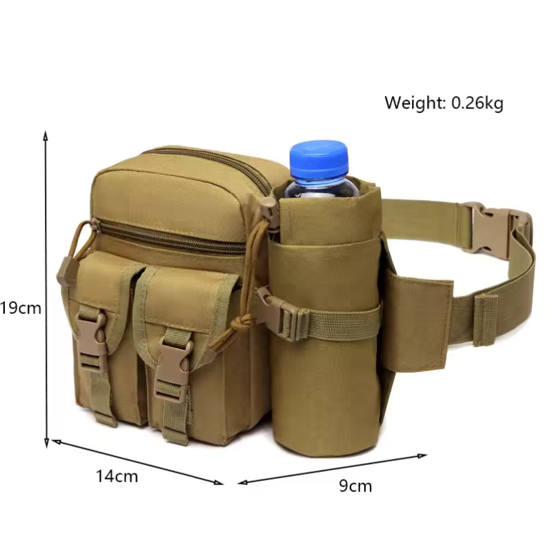 야외용 허리 가방 남성용 전술용 물병 방수 가방 위장  - Outdoor Hunting Bag 리뷰 및 가격