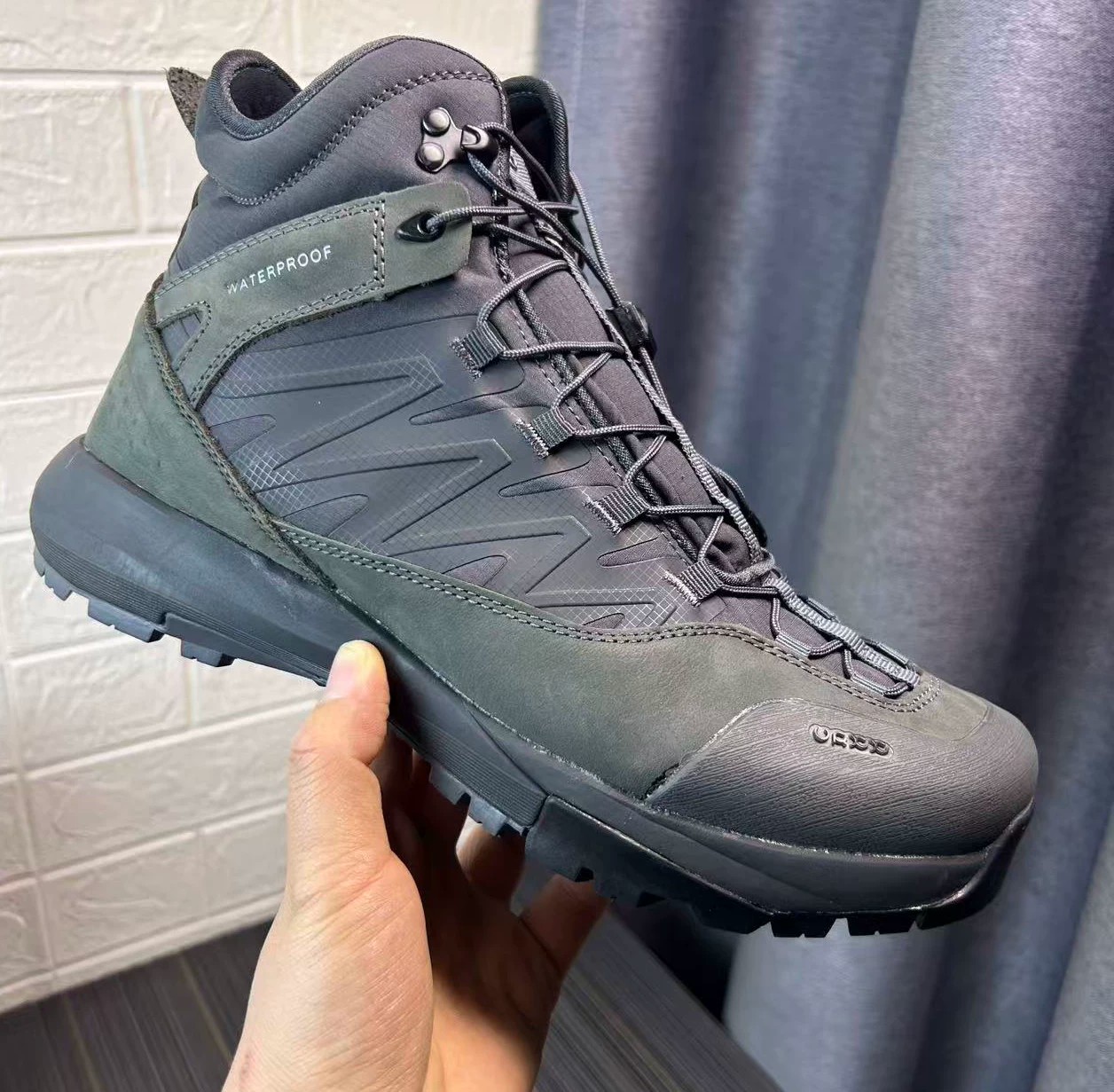 하이탑 하이킹 가죽 신발 남성 명품 브랜드 새 디자이너 - Hunting Outdoor Brands 리뷰 및 가격