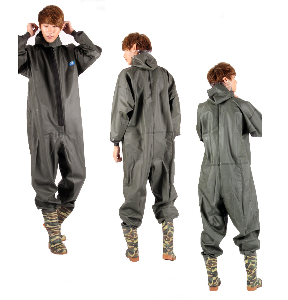 남녀공용 방수 웨이더 슈트, 카키 위장 부츠, 야외 플 - Outdoor Hunting Overalls 리뷰 및 가격