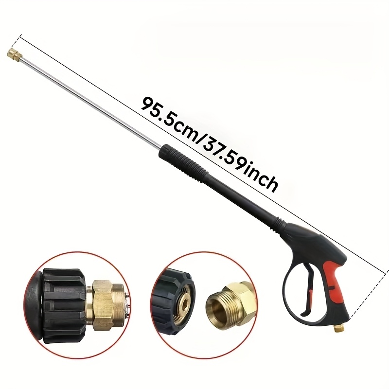 휴대용 고압 세차 건, 조절 가능한 연장봉 포함, 가정 - Gun Cleaning Rod 리뷰 및 가격