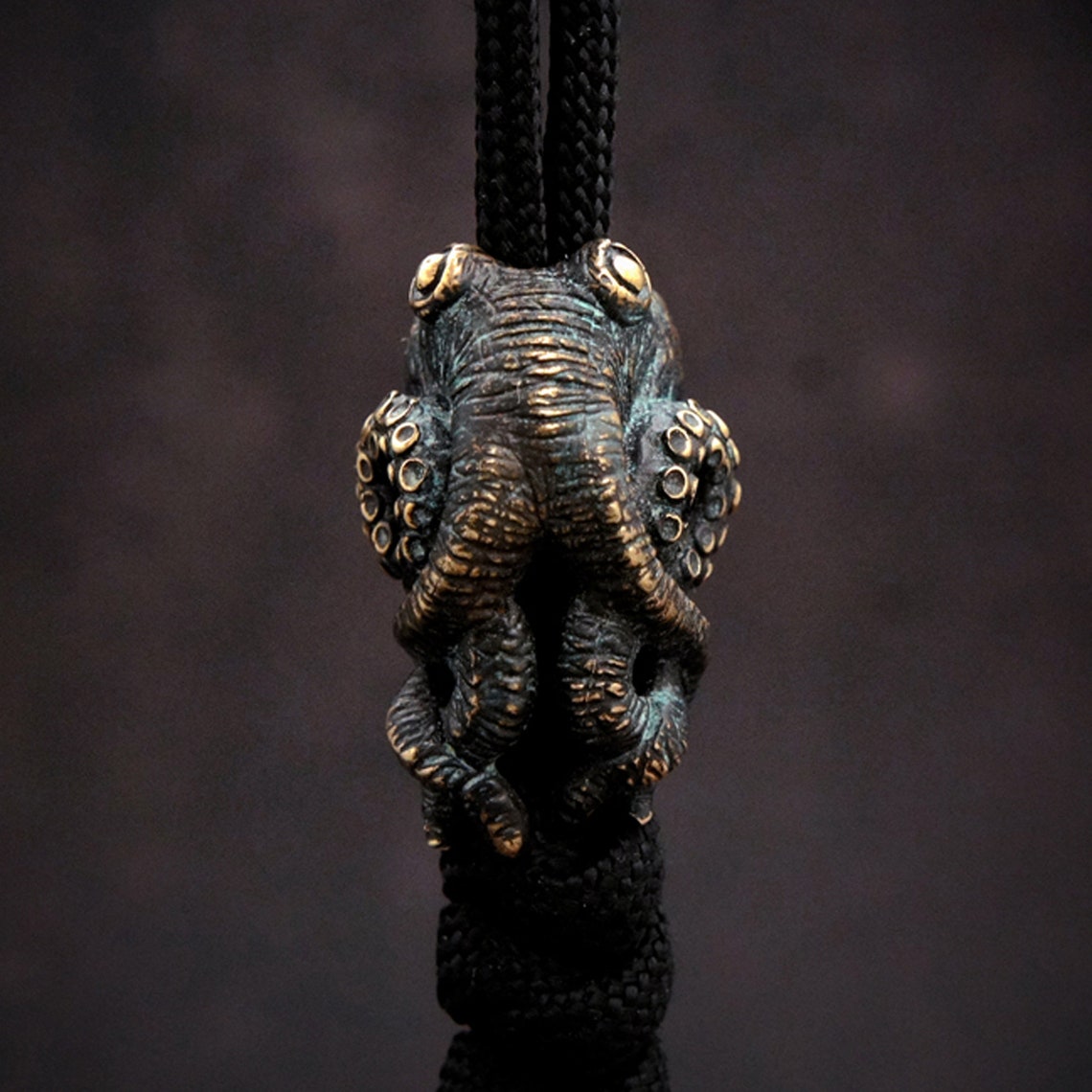 문어 황동 칼 비즈 야외 EDC 우산 밧줄 펜던트 DI - Paracord Survival Bracelet 리뷰 및 가격