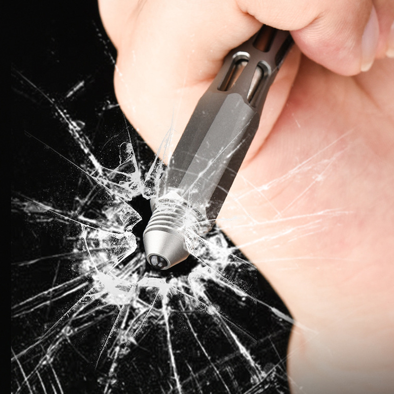 티타늄 전술 펜, 텅스텐 비드 창문 파괴기, 차량 비상 - Tactical Pen Tool 리뷰 및 가격