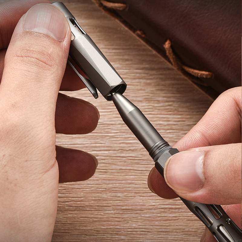 티타늄 전술 펜, 텅스텐 비드 창문 파괴기, 차량 비상 - Tactical Pen Tool 리뷰 및 가격