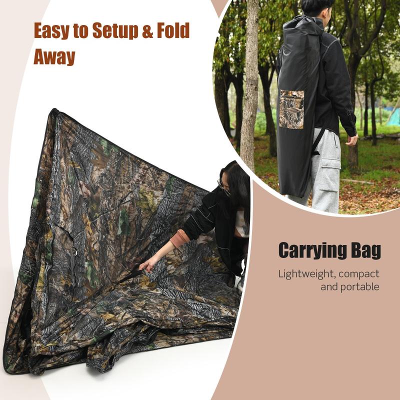 휴대용 사냥 은신처(사슴 및 양각양용), 지면 고정용  - Hunting Outdoor 리뷰 및 가격