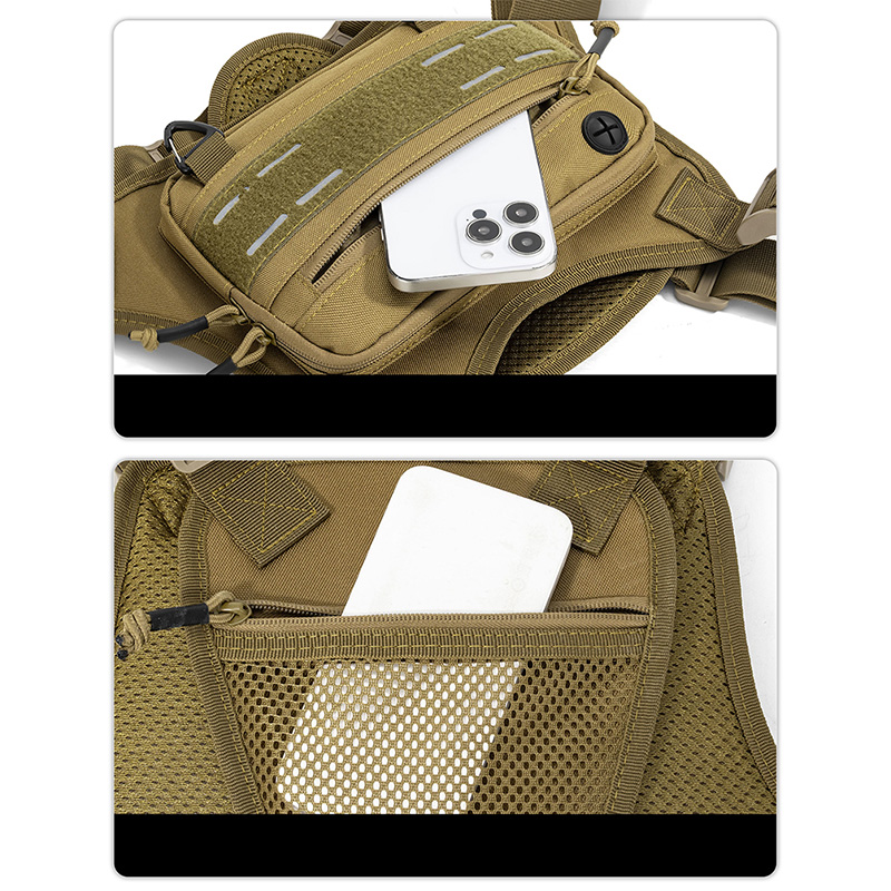 전술용 앞가슴 가방 조끼 캠핑 사냥 숄더백 남성 낚시  - Outdoor Hunting Bag 리뷰 및 가격