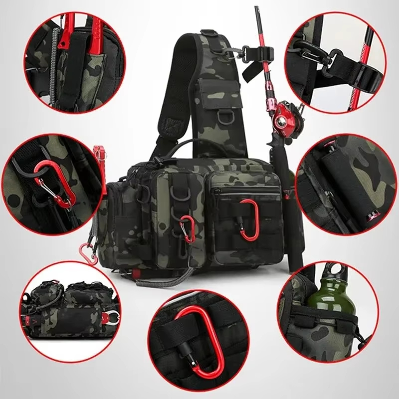 야외 전술 캠핑 등산 허리 슬링백 크로스바디 낚시 용품 - Outdoor Hunting Bag 리뷰 및 가격