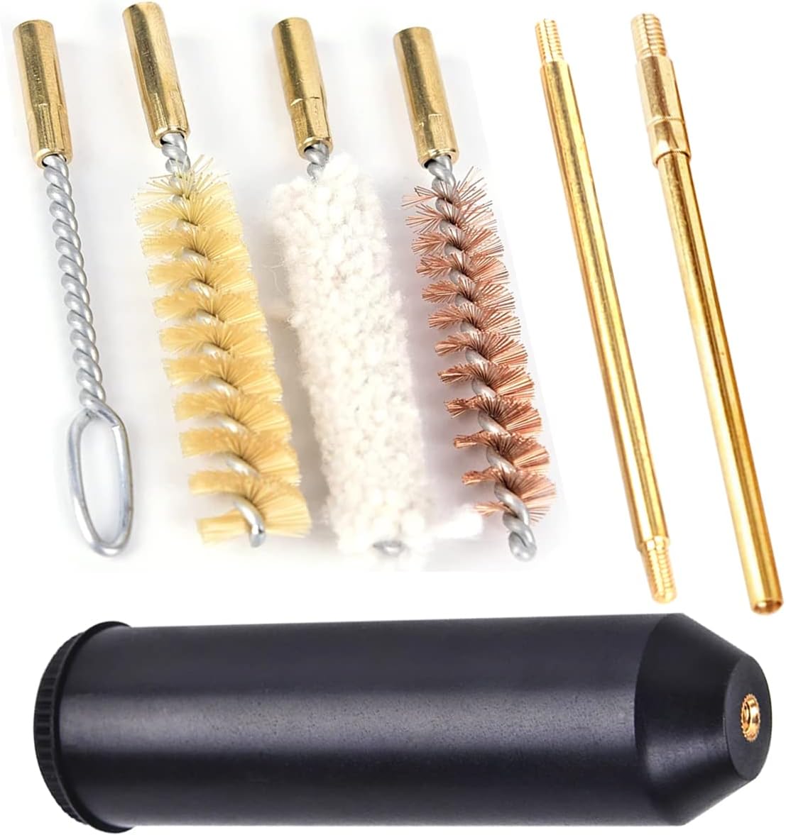 7개/세트 권총 9mm 청소 키트 건 브러시 전문 청소 - Gun Cleaning Rod 리뷰 및 가격