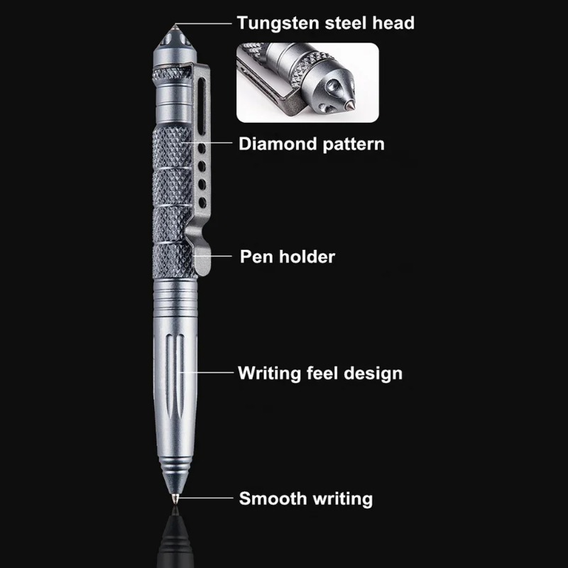 베스트 셀러 합금 군사 전술 펜 학교 학생 사무실 볼펜 - Tactical Pen Tool 리뷰 및 가격