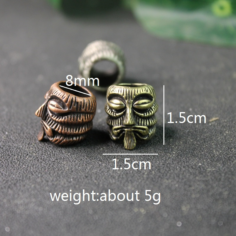 마야 토템 명상가 황동 EDC 아웃도어 파라코드 비즈  - Paracord Survival Bracelet 리뷰 및 가격