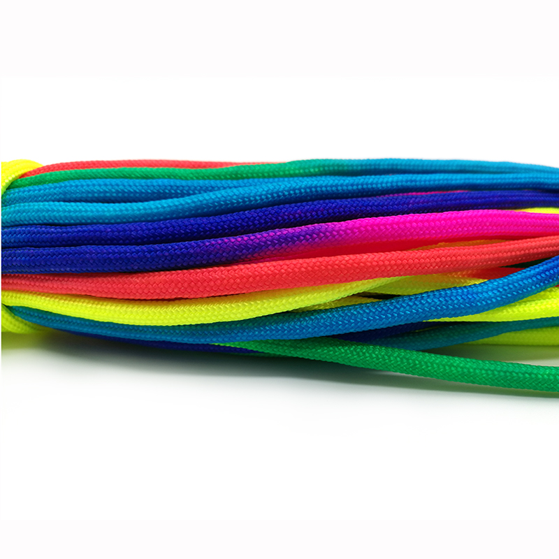 레인보우 컬러 코드 로프 III 7 가닥 낙하산 끈 로 - Paracord Survival Bracelet 리뷰 및 가격