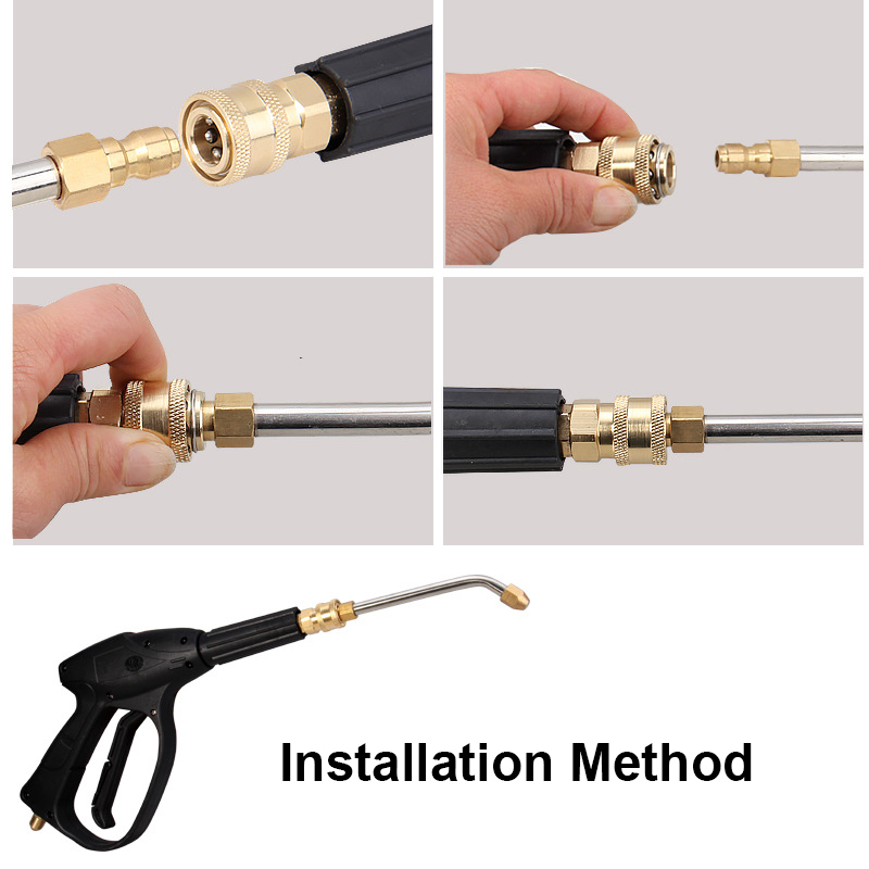 고압 청소 기계 세차 물총 연장 막대 팔꿈치 노즐 청소 - Gun Cleaning Rod 리뷰 및 가격