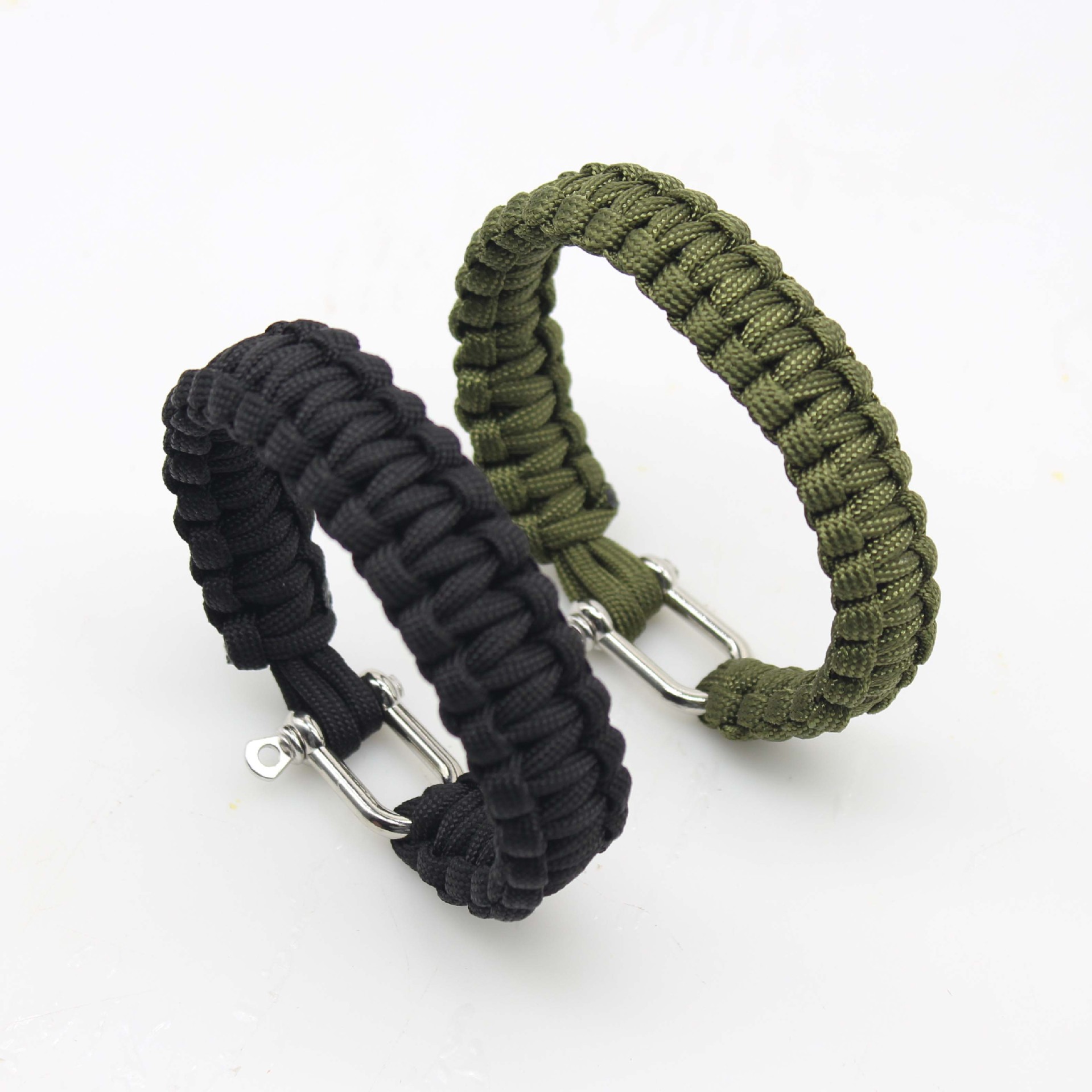 Paracord 생존 팔찌 합금 U 자형 버클 4mm  - Paracord Survival Bracelet 리뷰 및 가격