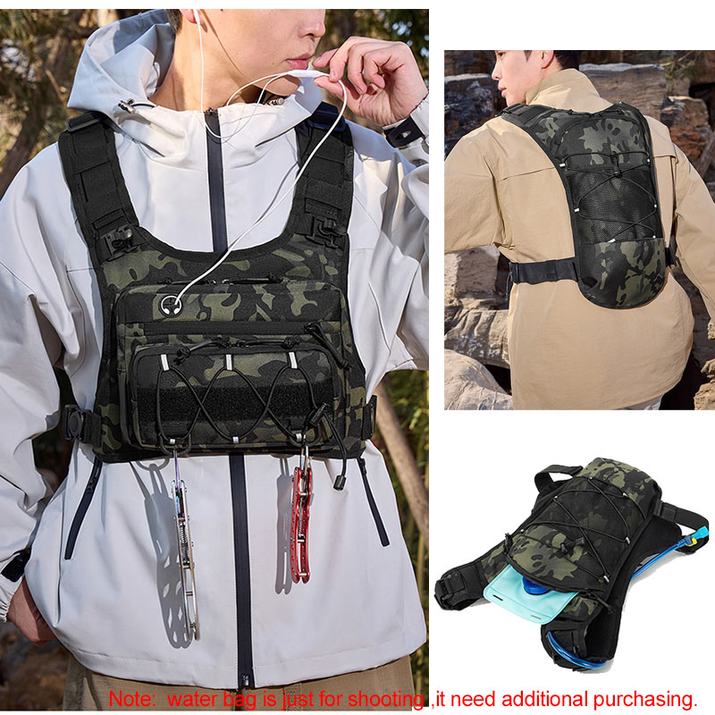 전술 가방 앞가슴 장비 조끼 배낭 캠핑 사냥 가방 남성 - Outdoor Hunting Bag 리뷰 및 가격